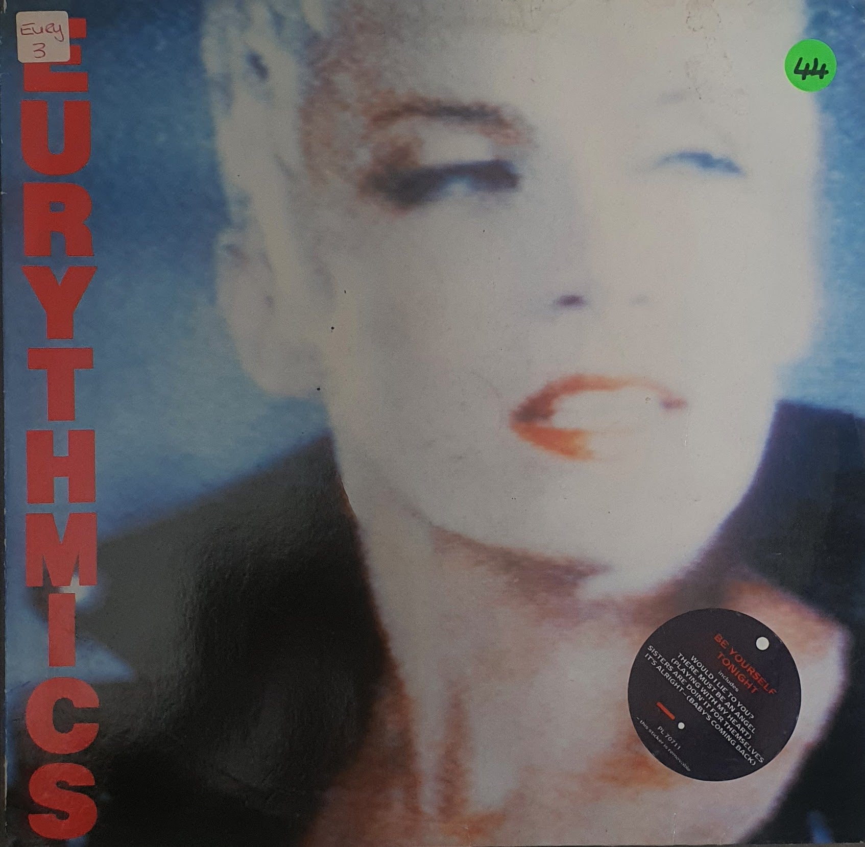 Eurythmics Be Yourself Tonight Vinyl Legend