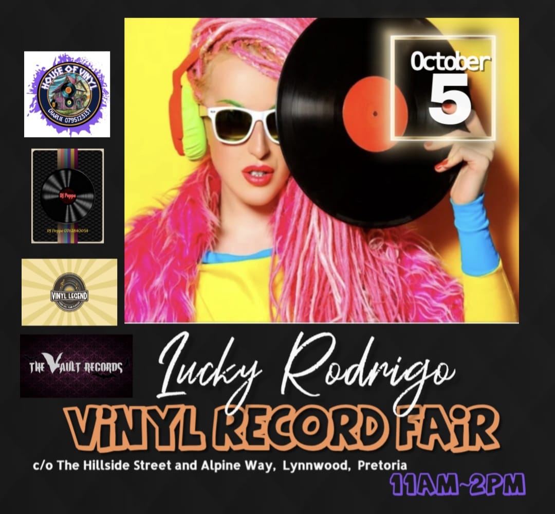 Lucky Rodrigo Vinyl Record Fair - Saturday, 5th October – Vinyl Legend