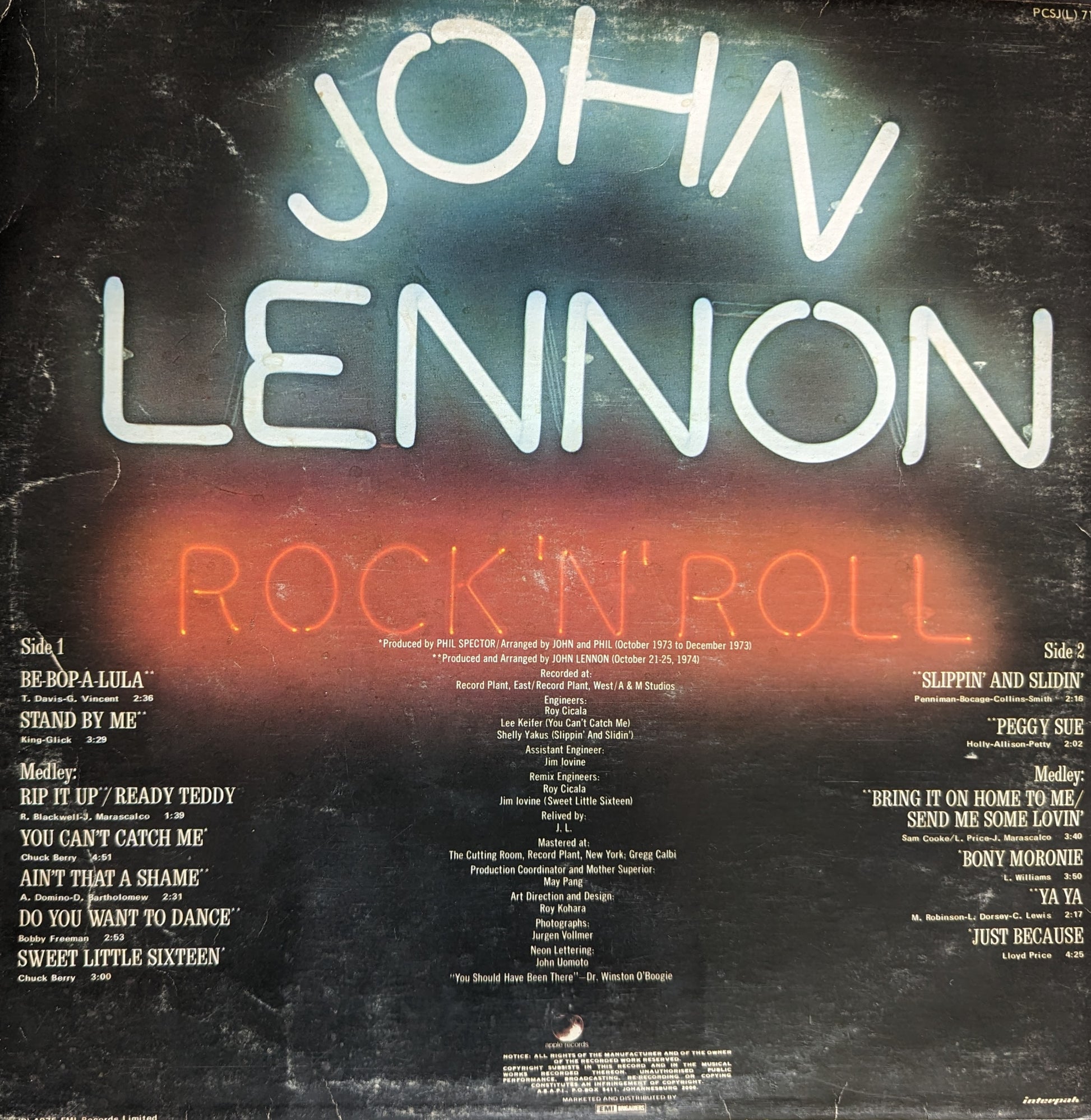 Rock 'n' Roll - John Lennon