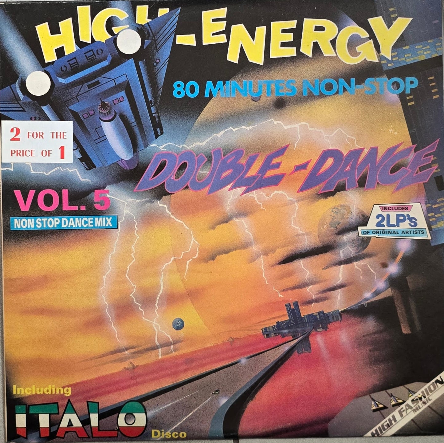 Various – High-Energy Double-Dance Vol. 5 (Zimbabwe Pressing)